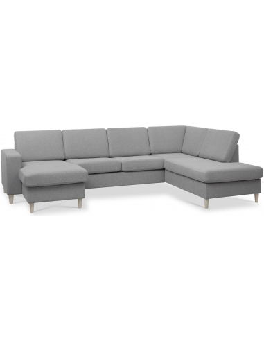 Panset Sofa Polyester B295 D197 Natur Grå