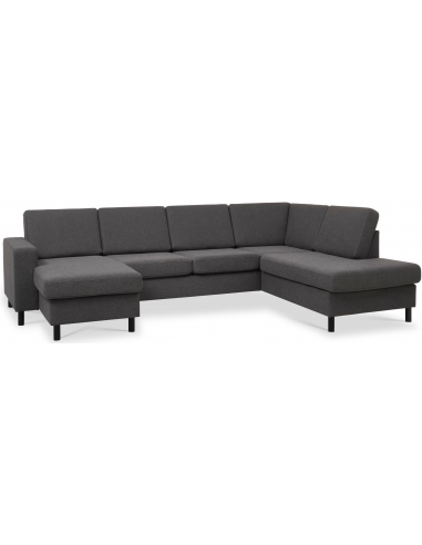 Panset Sofa Polyester B295 D197 Sort Antracit