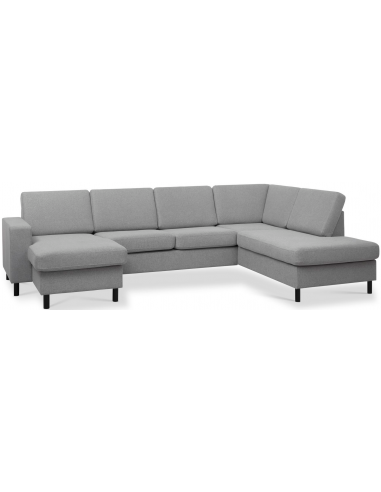 Panset Sofa Polyester B295 D197 Sort Grå