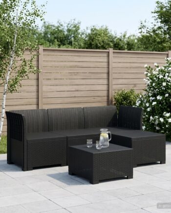 Personers Have Sofa Rattan Look Antracit