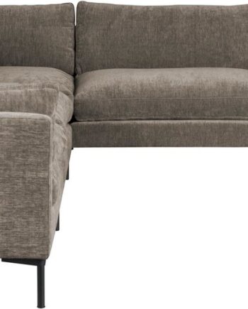 Personers Hjørnesofa Zuiver Summer Mørkegrå Stof L318xb318xh82