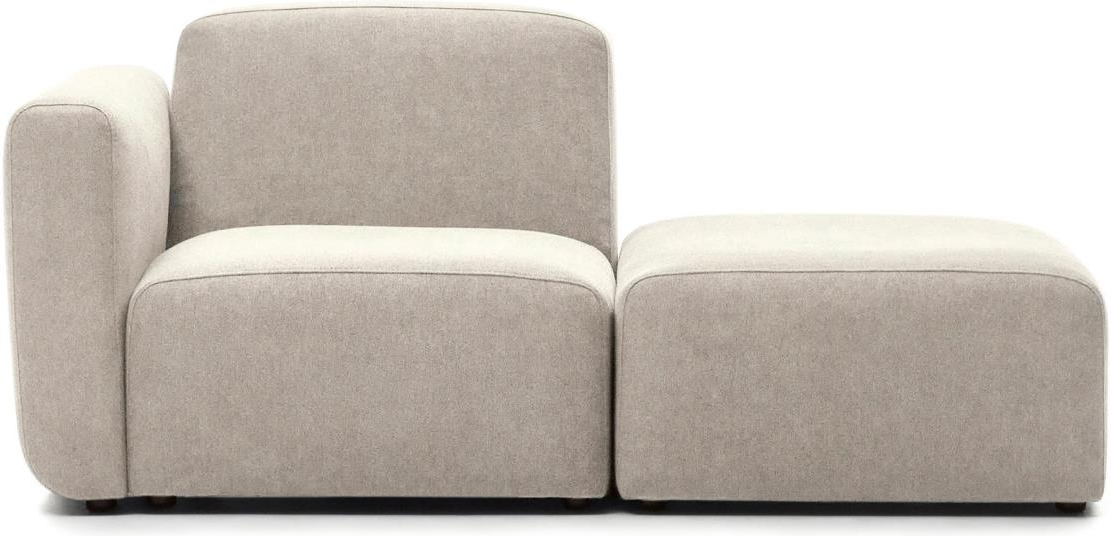 Personers Modulsofa Kave Home Neom Byg Selv Sofa Beige Interlock Vævet Stof Bæredygtig Nordisk Design