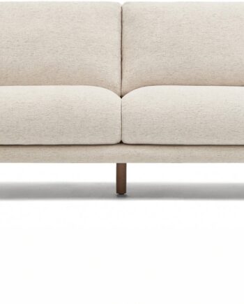 Personers Polstret Sofa Kave Home Karin Chenille Beige Bæredygtig Nordisk Design