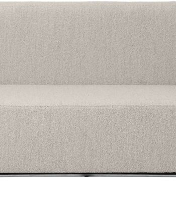 Personers Skulpturel Sofa Kristina Dam Modernist Beige Boucl Rustfrit Stål