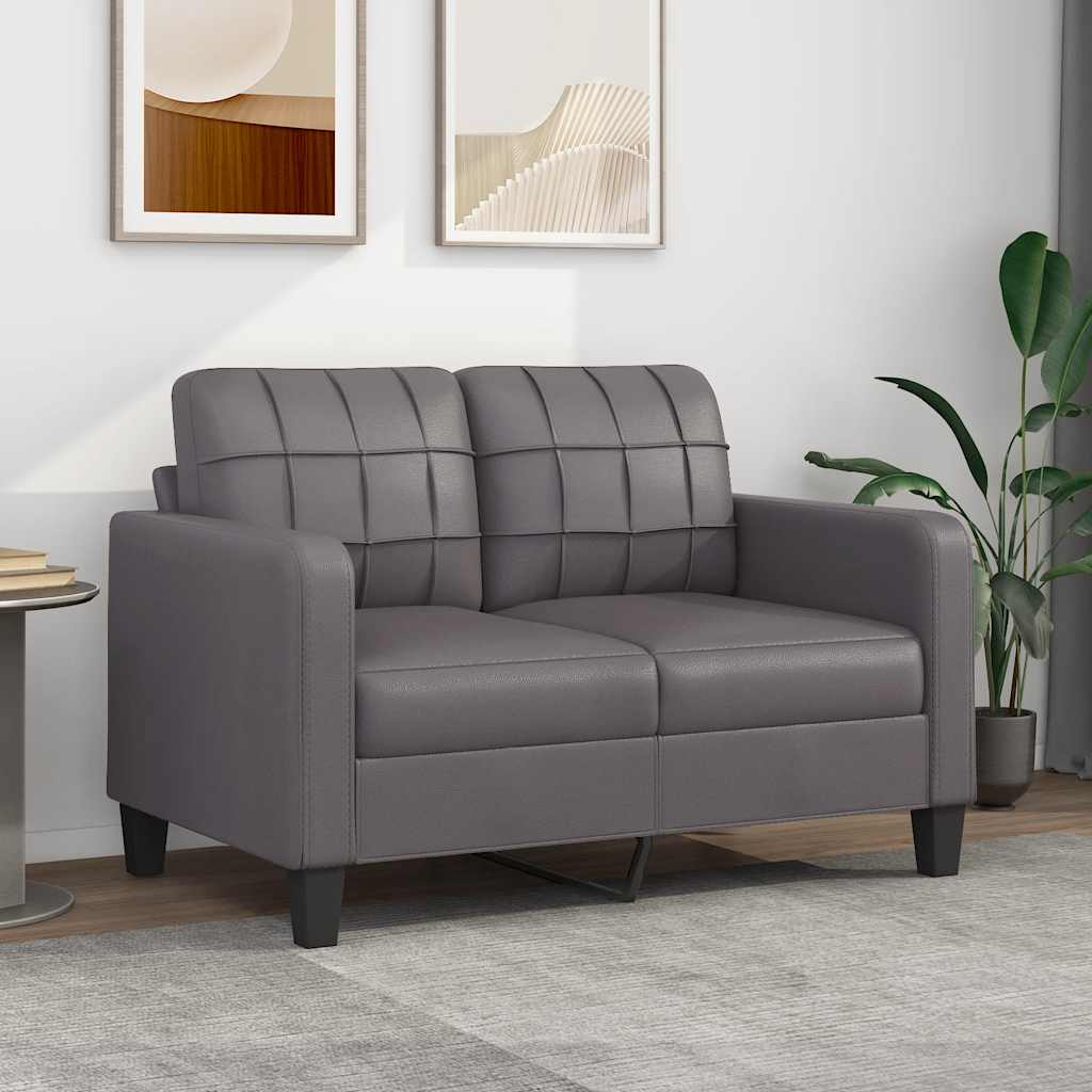 Personers Sofa 120 Kunstlæder Grå