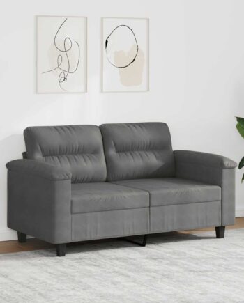 Personers Sofa 120 Mikrofiberstof Mørkegrå