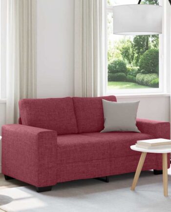 Personers Sofa 160x77x82 Stof Vinrød
