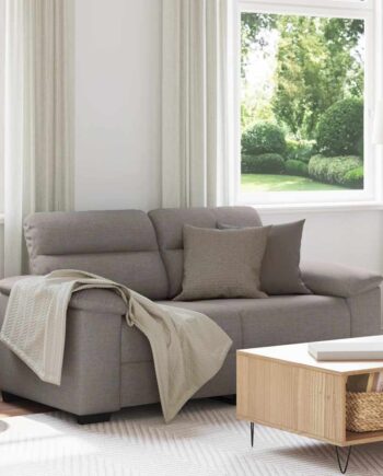 Personers Sofa 160x81x84 Stof Gråbrun