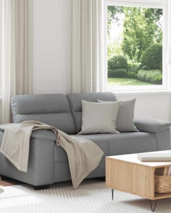 Personers Sofa 160x81x84 Stof Lysegrå