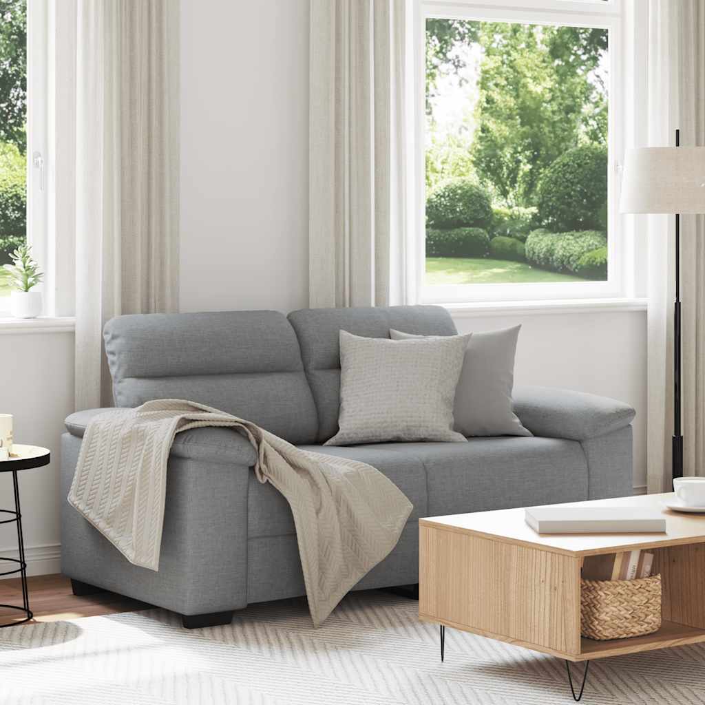 Personers Sofa 160x81x84 Stof Lysegrå