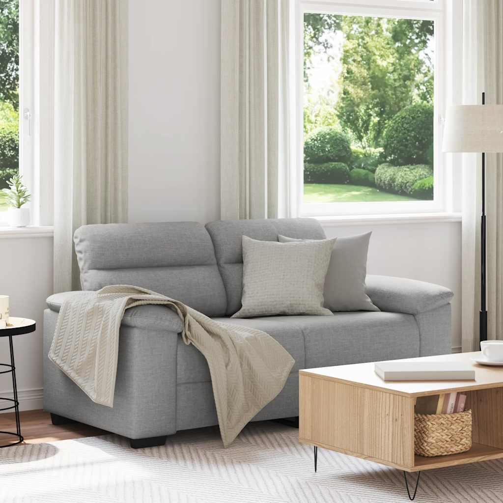 Personers Sofa 160x81x84 Stof Skygrå