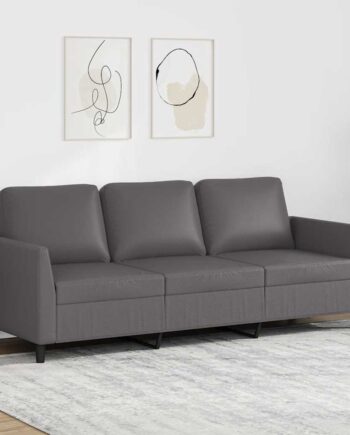 Personers Sofa 180 Kunstlæder Grå