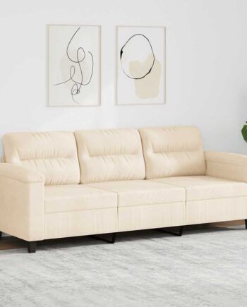 Personers Sofa 180 Mikrofiberstof Beige
