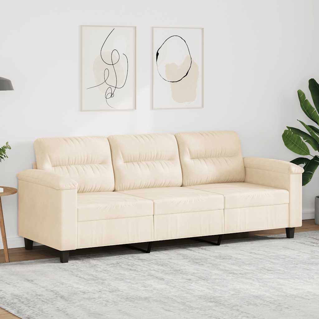 Personers Sofa 180 Mikrofiberstof Beige