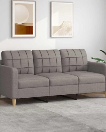 Personers Sofa 180 Stof Gråbrun