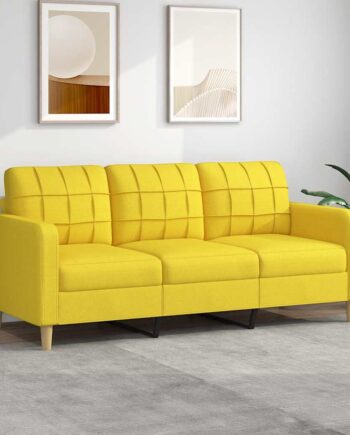 Personers Sofa 180 Stof Lysegul