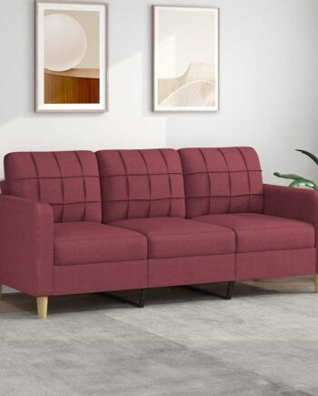 Personers Sofa 180 Stof Vinrød