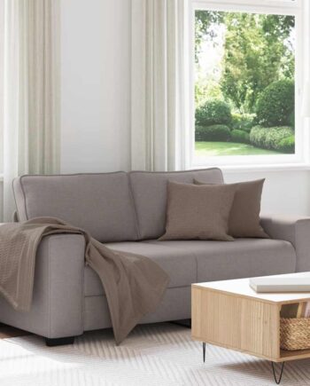 Personers Sofa 180x77x82 Stof Gråbrun