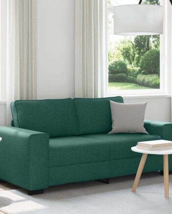 Personers Sofa 180x77x82 Stof Mørkegrøn