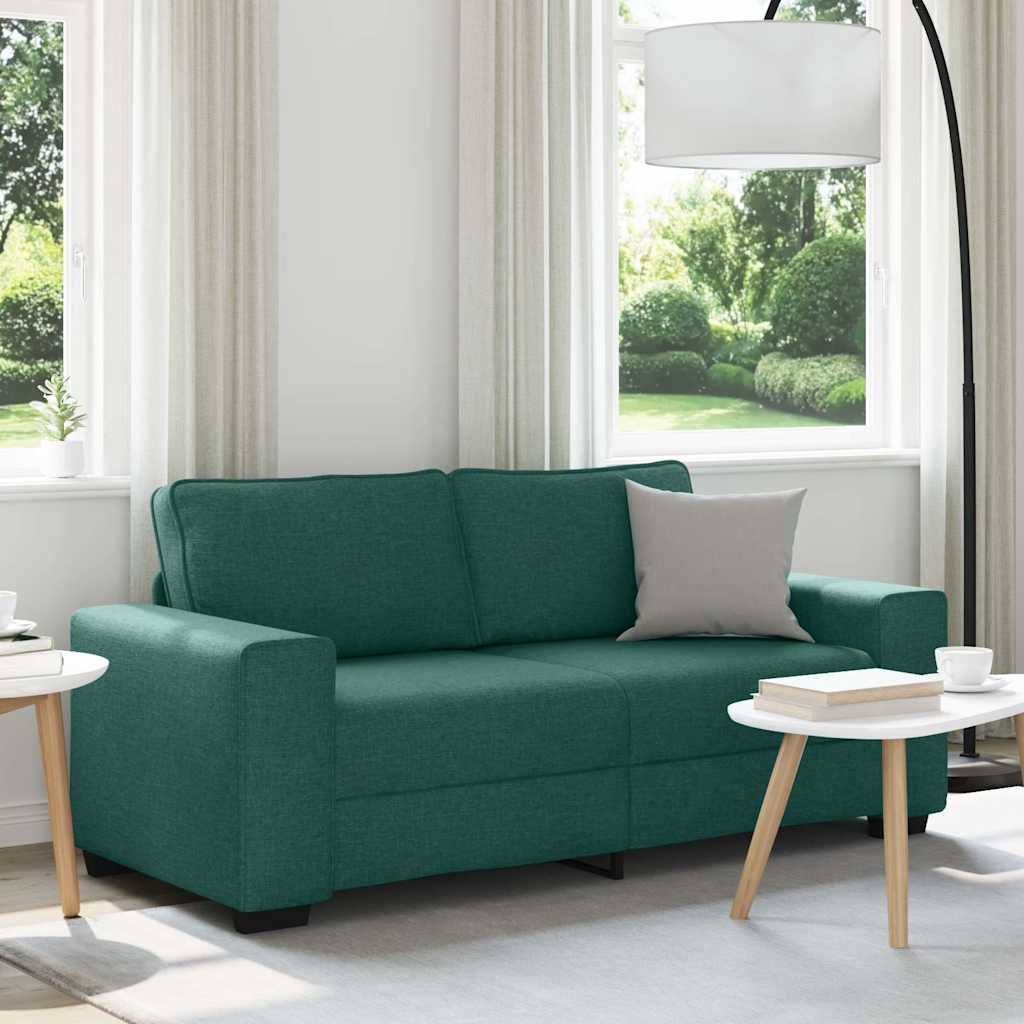 Personers Sofa 180x77x82 Stof Mørkegrøn