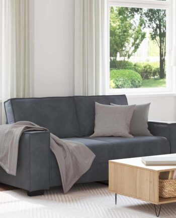Personers Sofa 180x78x84 Fløjl Mørkegrå