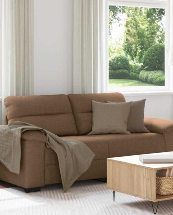 Personers Sofa 180x81x84 Stof Brun