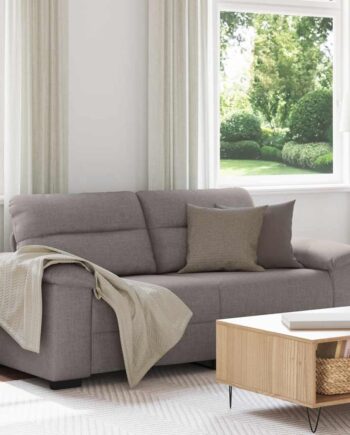 Personers Sofa 180x81x84 Stof Gråbrun