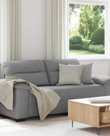 Personers Sofa 180x81x84 Stof Lysegrå