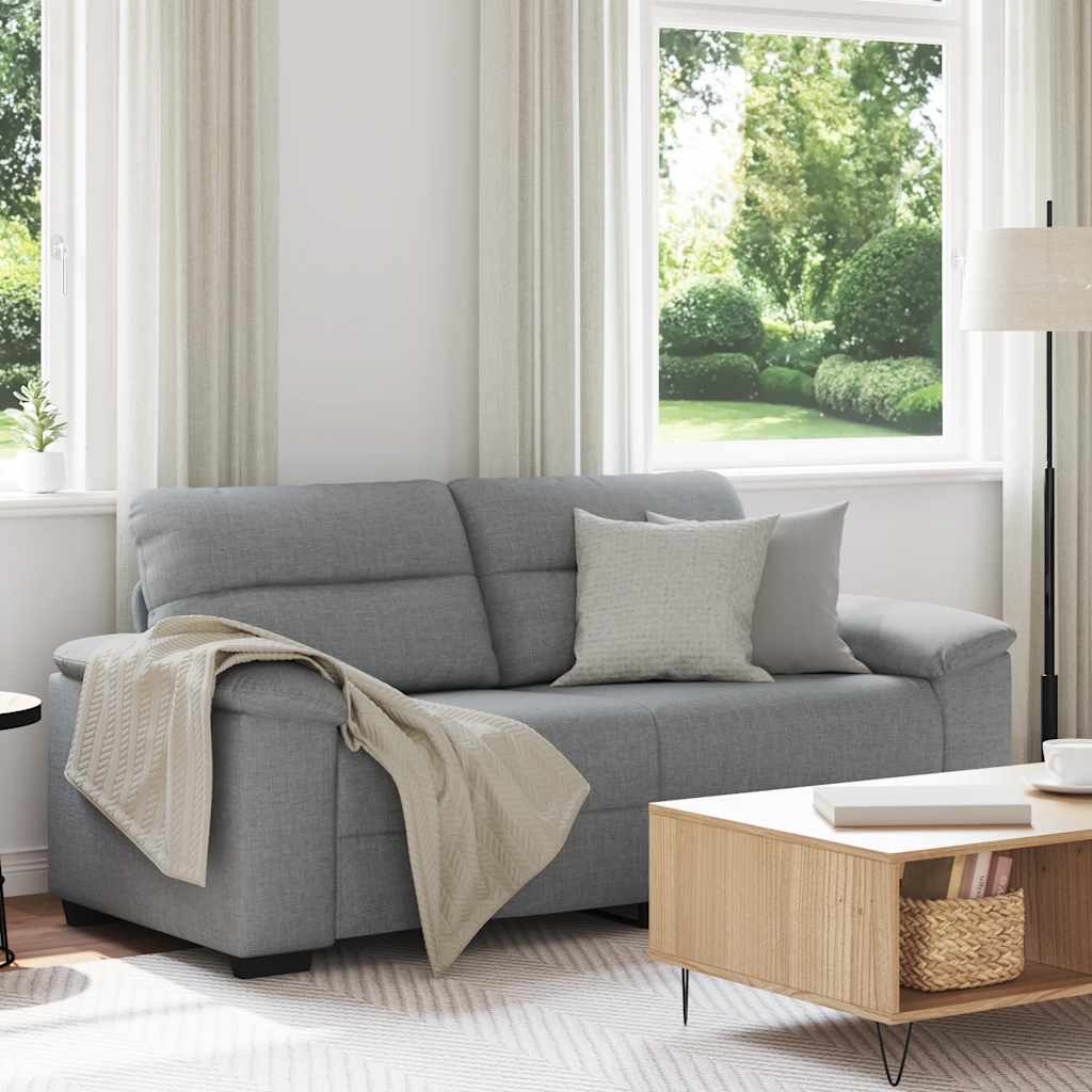 Personers Sofa 180x81x84 Stof Lysegrå