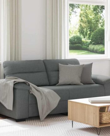 Personers Sofa 180x81x84 Stof Mørkegrå