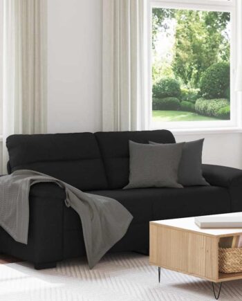 Personers Sofa 180x81x84 Stof Sort