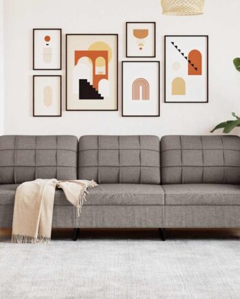 Personers Sofa 210 Stof Gråbrun