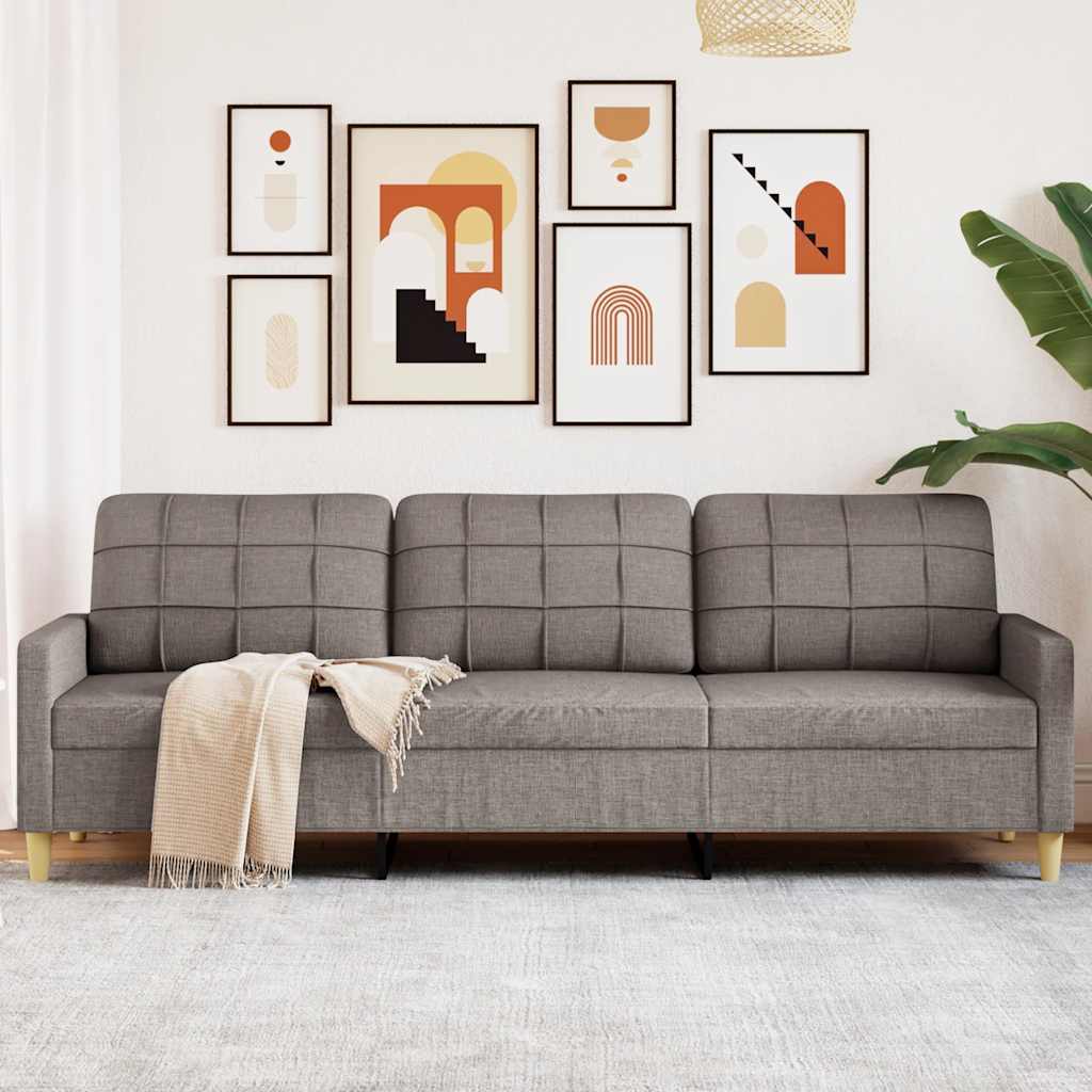 Personers Sofa 210 Stof Gråbrun