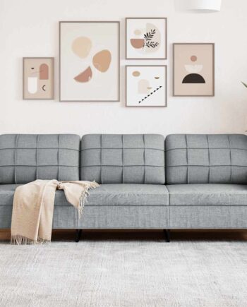 Personers Sofa 210 Stof Lysegrå