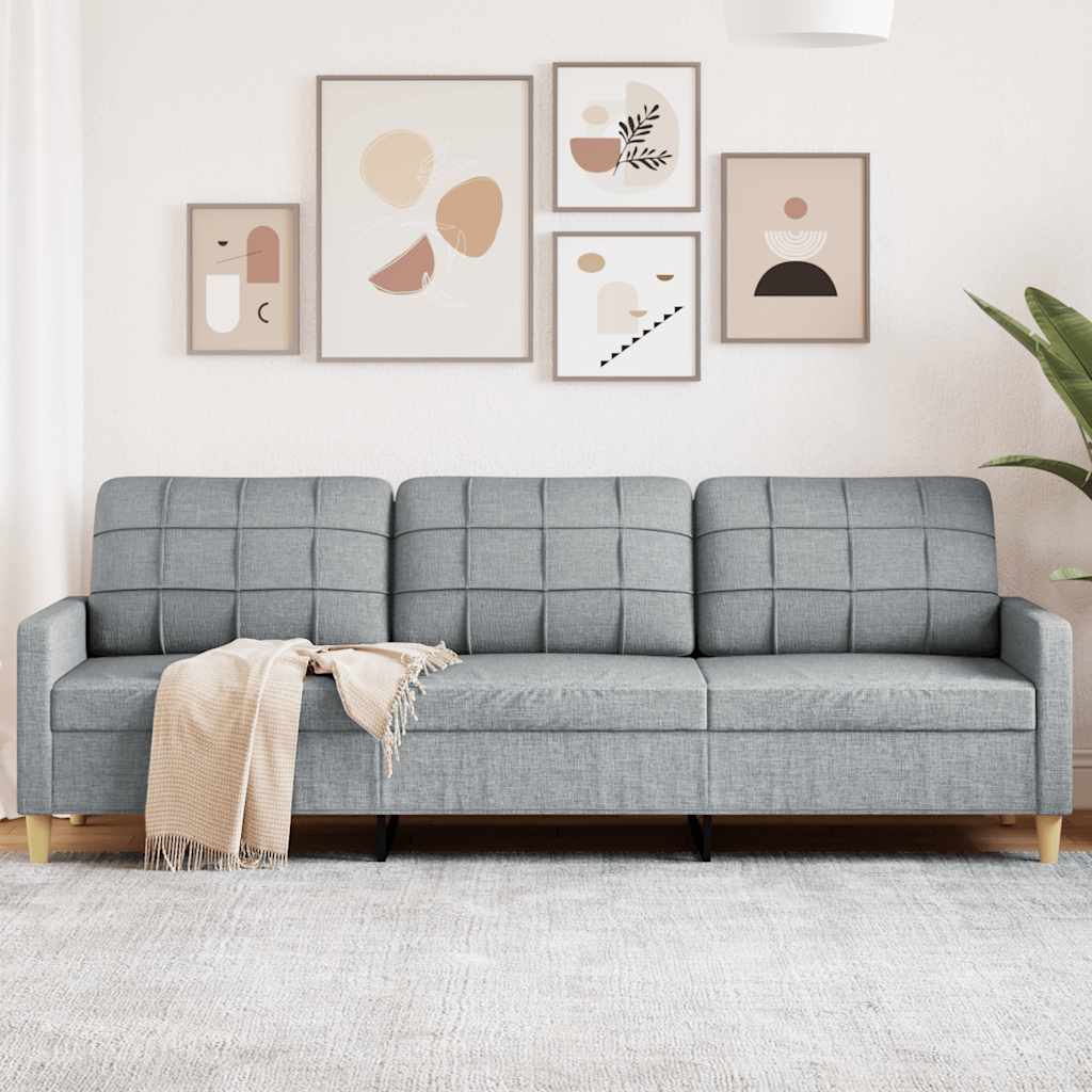 Personers Sofa 210 Stof Lysegrå