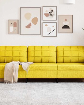 Personers Sofa 210 Stof Lysegul