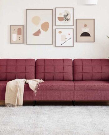 Personers Sofa 210 Stof Vinrød
