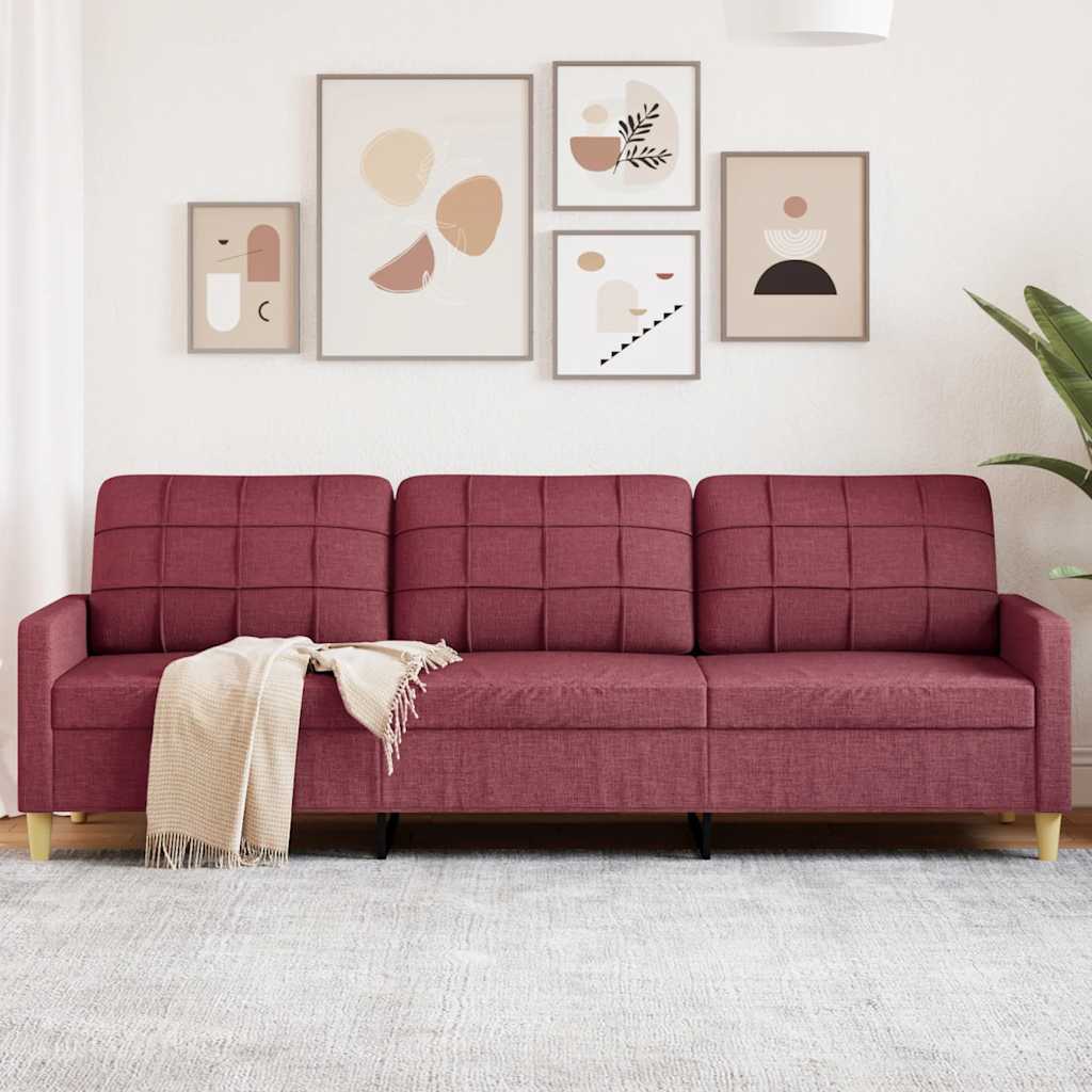 Personers Sofa 210 Stof Vinrød