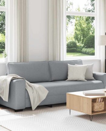 Personers Sofa 220x77x82 Stof Lysegrå