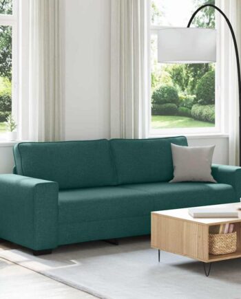 Personers Sofa 220x77x82 Stof Mørkegrøn