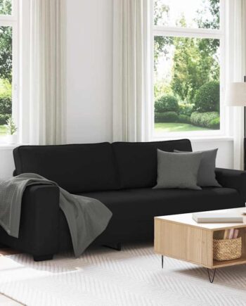 Personers Sofa 220x77x82 Stof Sort