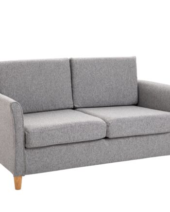 Personers Sofa  Aftagelige Hynder  Hør Skum Gummitræ  Lysegrå  141