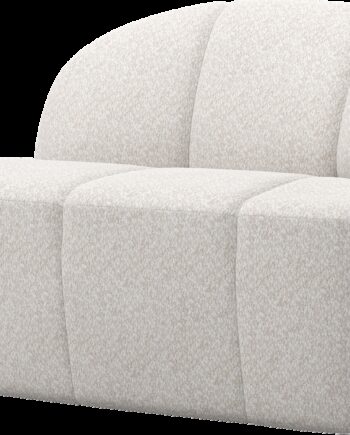 Personers Sofa Bænk Woood Mojo Højre Ecru Chenille 100 Polyester H73 B112 D77