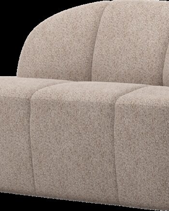 Personers Sofa Bænk Woood Mojo Højre Mørk Sand Chenille B112