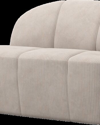 Personers Sofa Bænk Woood Mojo Højrevendt Ecru Ribstof Jacquard H73xb112xd77