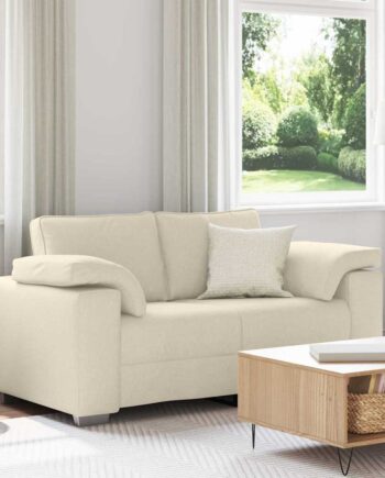 Personers Sofa Beige 160 Linned Blandet Stof
