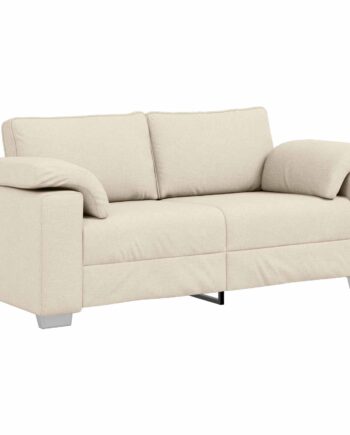 Personers Sofa Beige 180 Linned Blandet Stof