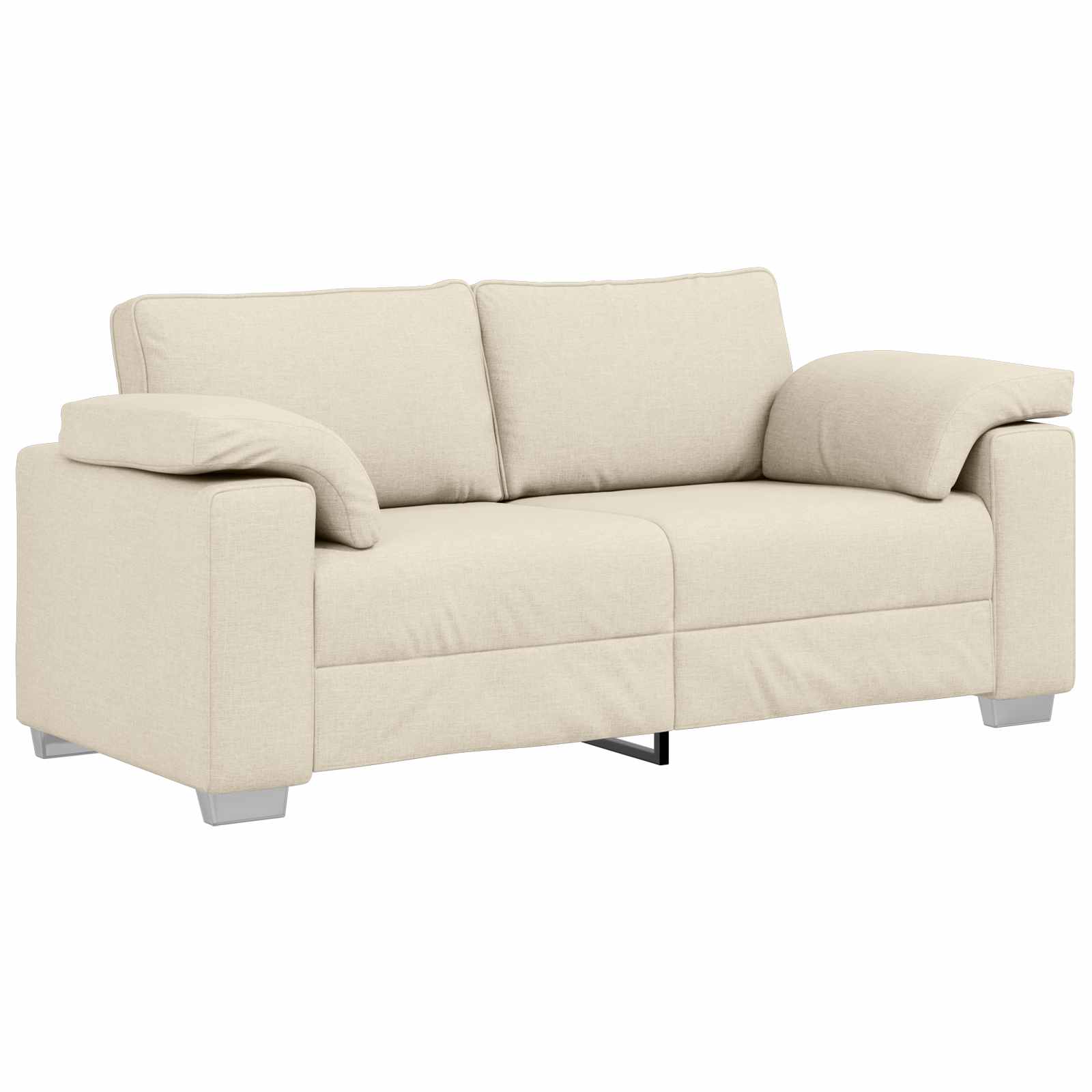 Personers Sofa Beige 180 Linned Blandet Stof