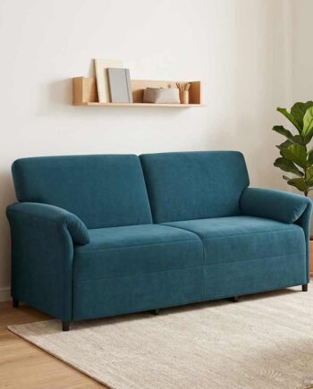 Personers Sofa Blå 198 Fløjl