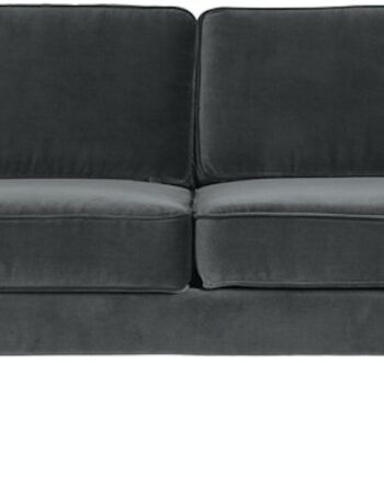 Personers Sofa Broste Copenhagen Wind Mat Sort Velour 20088